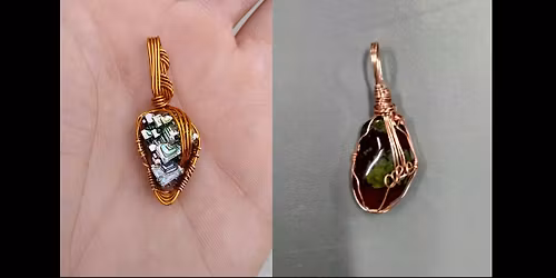 Wire Wrapped Gemstone Pendants