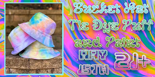 Bucket Hat Tie-Dye Puff And Paint