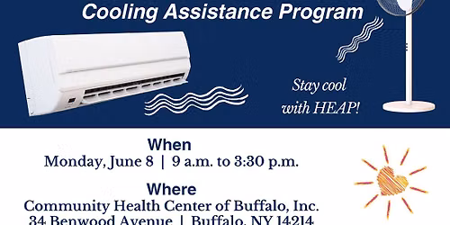 HEAP Outreach Cooling Assistance Program at the Community Health Center of Buffalo, Inc.