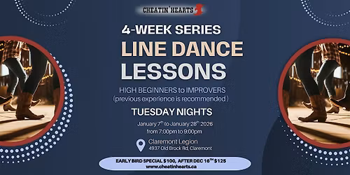 4-week Line Dancing Series at Claremont Legion