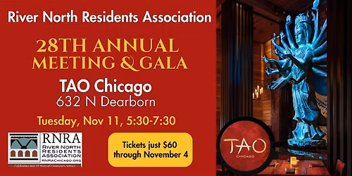 RNRA 28th Annual Meeting & Gala at Tao Chicago!