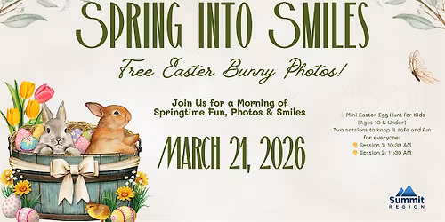 Spring Into Smiles - Free Easter Bunny Photos