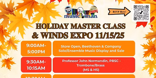 Holiday Master Class & Winds Expo