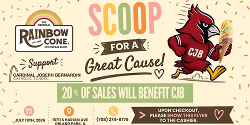 The Original Rainbow ConeR Fundraiser for CJB