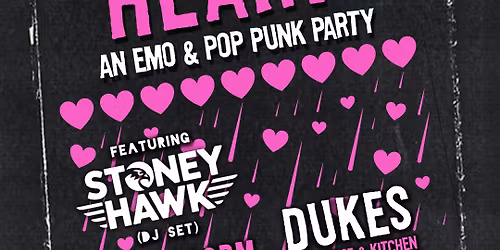 HEAVY HEARTS: An Emo & Pop Punk Party @ Dukes