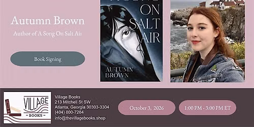 Book Signing with Autumn Brown