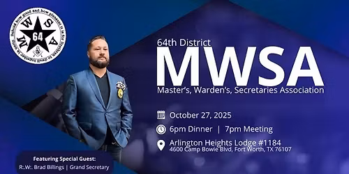 64th District MWSA Meeting