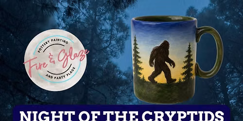 Cryptids Pottery and Trivia Party