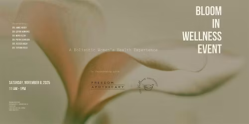 BLOOM IN WELLESS - A HOLISTIC WOMEN'S WELLNESS EXPERIENCE