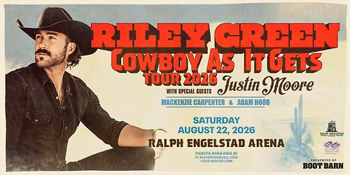 Riley Green  Justin Moore  Mackenzie Carpenter & Adam Hood