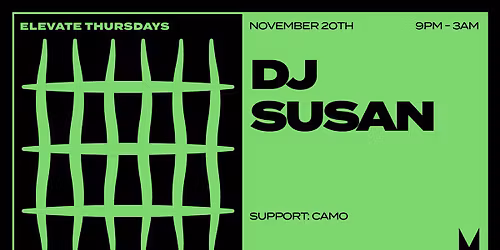 11.20 Elevate Thursday with DJ Susan