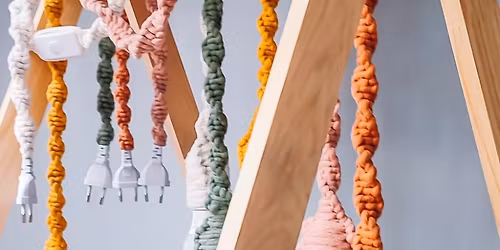 Workshop: macram\u00e9 hanglamp ism FERM