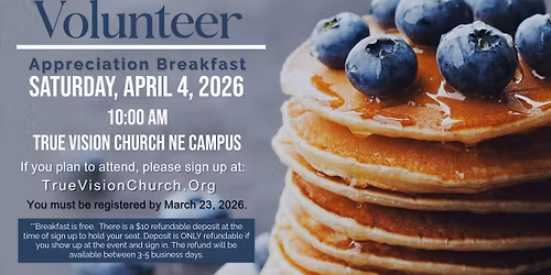 TVC Volunteer Appreciation Breakfast