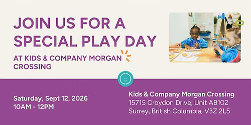 Special Play Day at Kids & Company Morgan Crossing
