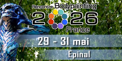 Rencontre Bodypainting France (RBF) 2026 - Atelier, Concours, Projet Commun