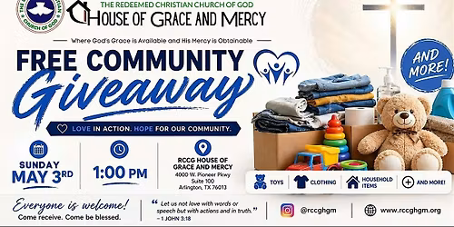 Free Community Giveaway