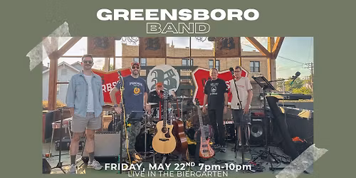 Greensboro Band Live at Das Bevo Biergarten
