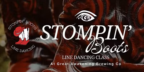 Stompin Boots Line Dancing Class at Great Awakening Brewing