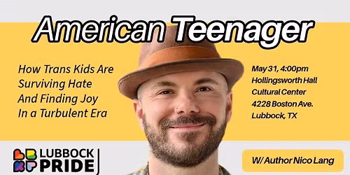 Booking Reading and Q&A w\/ Nico Lang
