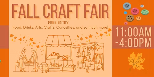FALL CRAFT FAIR!! (Indoor event)-   (Vendors Wanted too!)