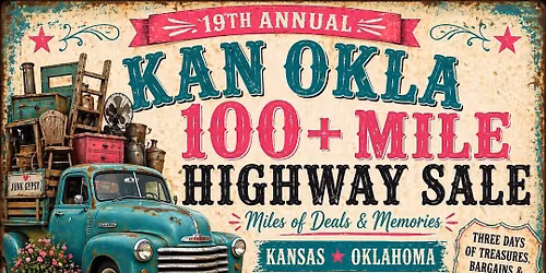 The Official 19TH Annual Kan-Okla Highway Sale \u2606 September 10-12, 2026