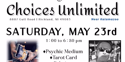 Terry Golden Davis, the Motor City Medium Back for One Day Only!