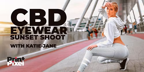 CBD Eyewear sunset shoot with Katie-Jane