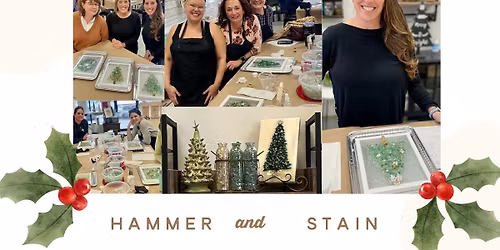 11\/9\/25 11-2pm holiday wreath OR Christmas tree resin and glass frames