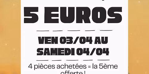 \u203c\ufe0fFRIPES : TOUT \u00c0 5 EUROS\u203c\ufe0f