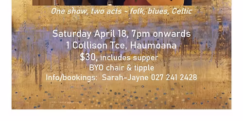 Haumoana House Concert - Penni Feather & WilkieMac