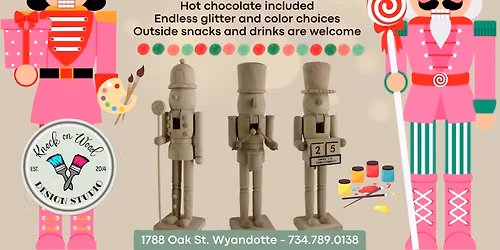 Paint your own Nutcracker Workshop