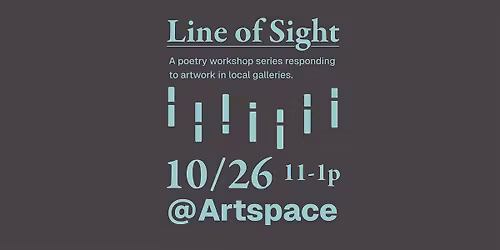 Poetry workshop at Artspace
