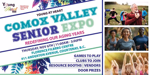 FREE Comox Young at Heart Seniors Expo 2025