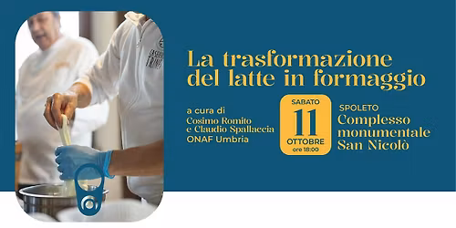 La trasformazione del latte in formaggio.