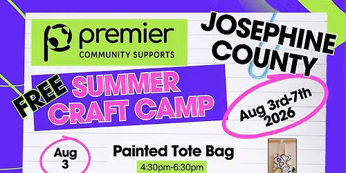 Premier Craft Camp Josephine County