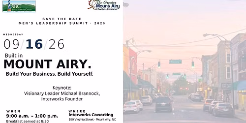 Built in Mount Airy: Men's Leadership Summit