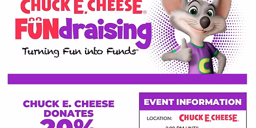 TSES Chuck E. Cheese  Fundraiser
