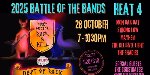 Dept of Rock 2025 Battle of the Bands - Heat 4
