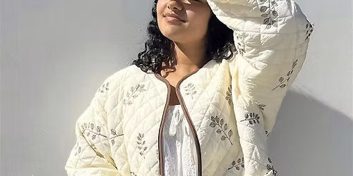 Sip & Sew: Make Your Own Quilted Jacket \u2014 Beginner Friendly & Sustainable