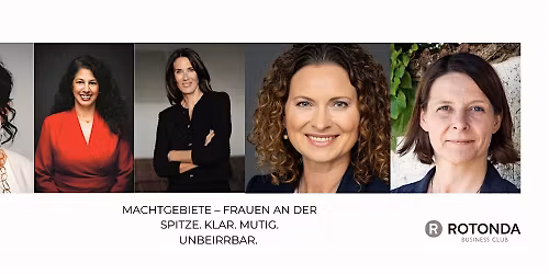 Machtgebiete \u2013 Frauen an der Spitze. Klar. Mutig. Unbeirrbar.