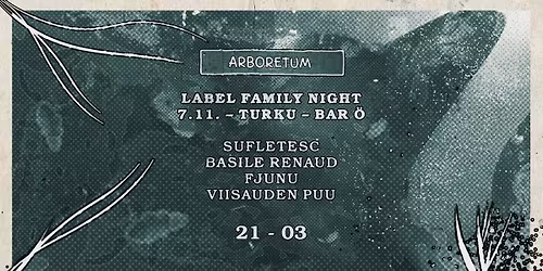 arboretum. label family night