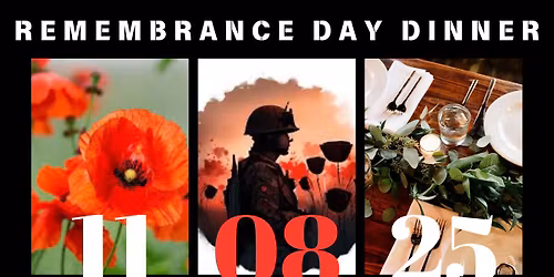 Remembrance Day dinner