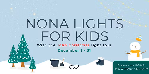 NONA Lights for Kids with the John Christmas Light Tour 2025
