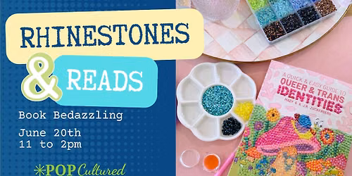 Book Bedazzling: Rhinestones & Reads — 58 Prescott Street, Lowell, MA