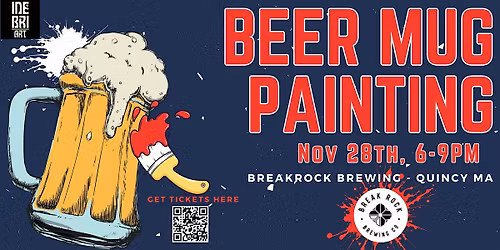 Beer Mug Painting at Break Rock Brewing Co