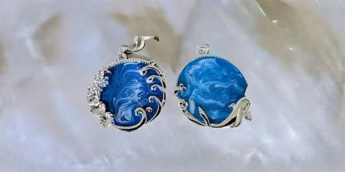 OCEAN BLISS RESIN JEWELRY CLASS-CAPE CORAL FL-CORK SOAKER DECK &  WINE BAR