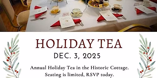 Holiday Tea at the Cottage