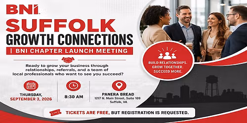 Suffolk Growth Connections | BNI Chapter Launch Meeting