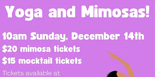 Yoga and Mimosas- 12\/14