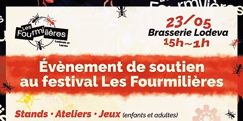 Journ\u00e9e de soutien\u270a\ud83c\udffdau Festival Les Fourmili\u00e8res \ud83d\udc1c\ud83d\udc1c\ud83d\udc1c